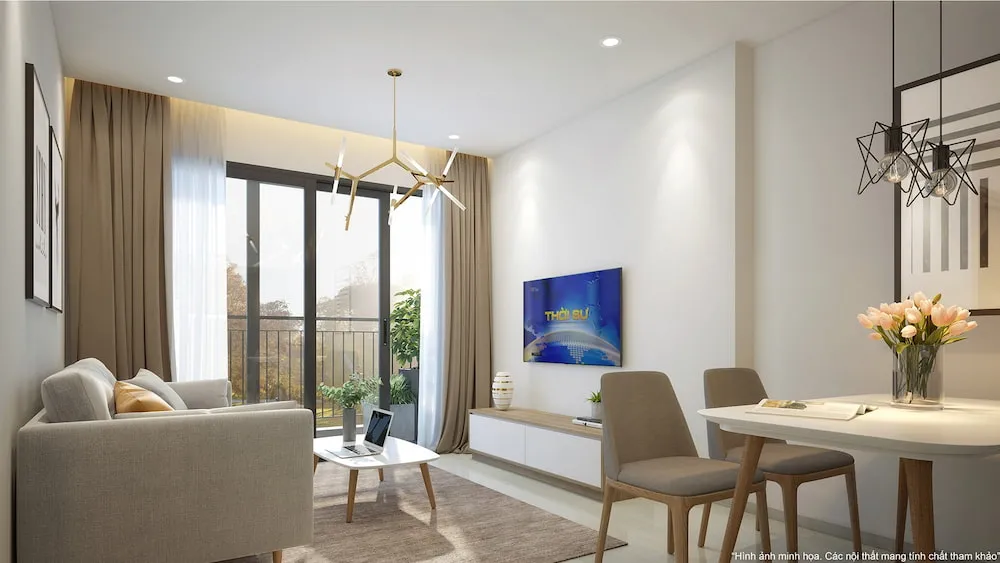 Phối cảnh tổng thể dự án The Win City với không gian xanh và tiện ích hiện đại